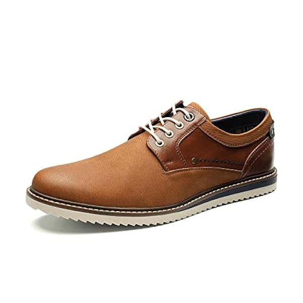 Bruno Marc Zapatos de Cordones Zapatillas Casual Oxfords Clásico Formales Derby para Hombre